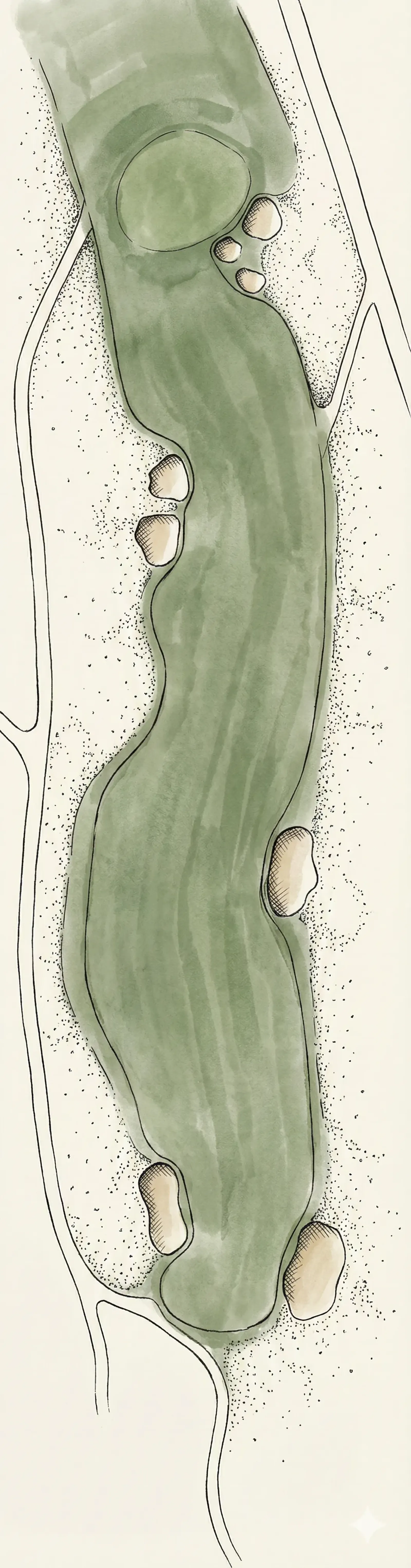 Hole 10 at Shinnecock Hills