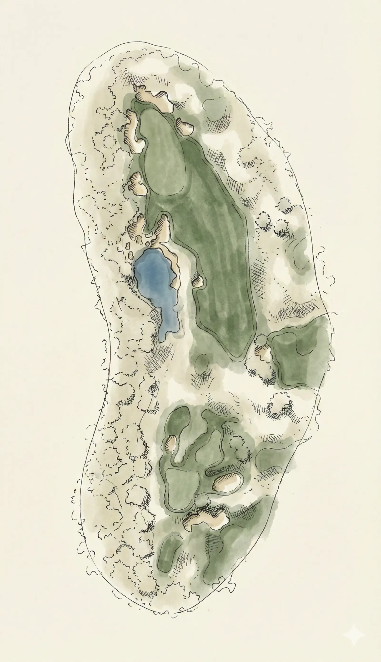 Hole 3 at Cabot Citrus Farms - Karoo