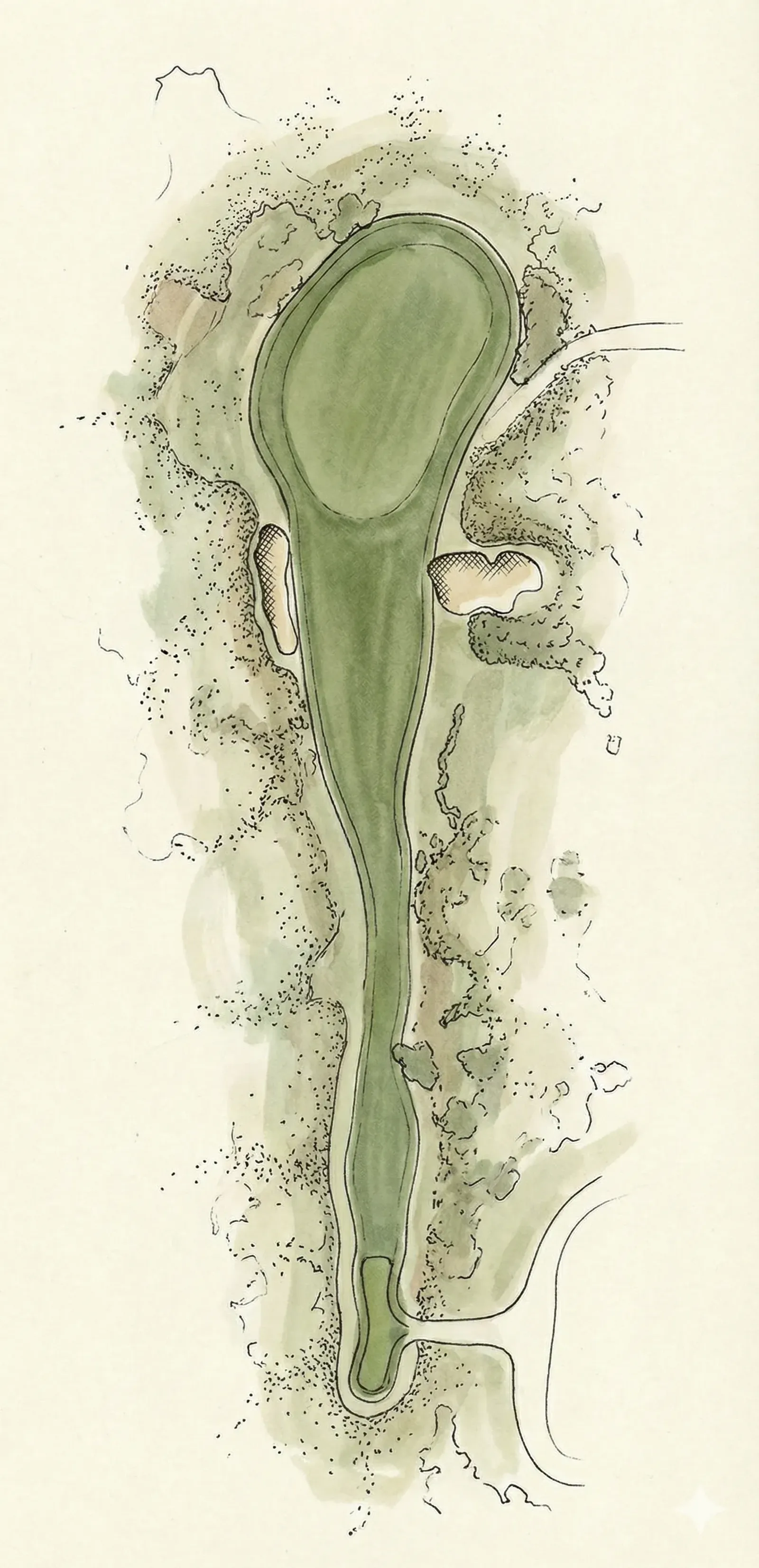 Hole 6 at Cabot Cliffs
